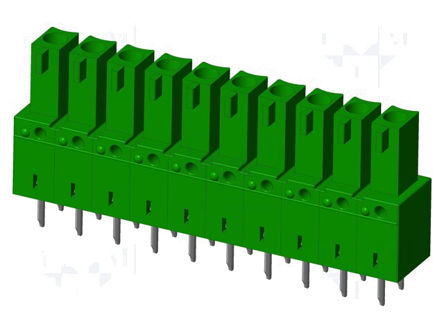 Connector: ontkoppelbare terminal strip; contact; vrouwelijk Connector: ontkoppelbare terminal strip; contact; vrouwelijk